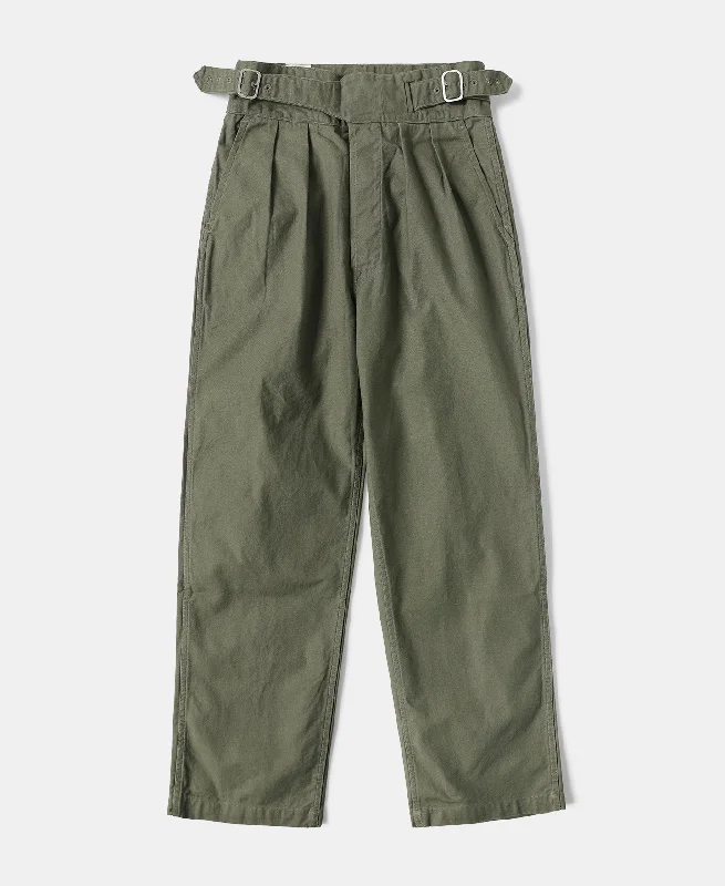 Denim Fit Pants for Casual Looks-British Army Gurkha Bermuda Pants - Olive