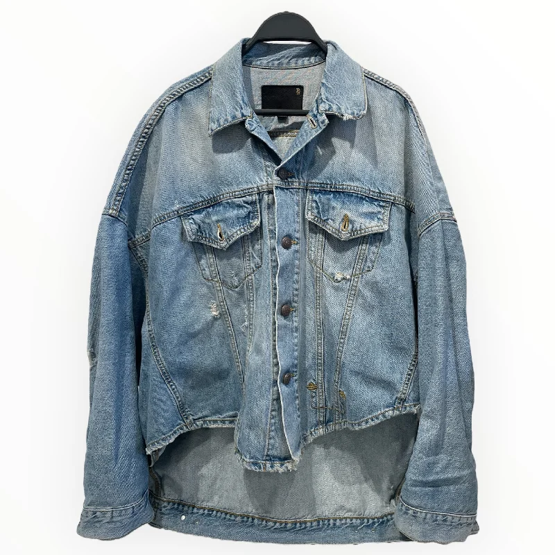 Designer Jackets for High-End Fashion-R13/Denim Jkt/S/Denim/IDG/Long Tail Wide Jacket