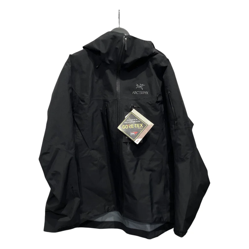 Heavy Duty Jackets for Tough Jobs-ARC'TERYX/Windbreaker/L/Nylon/BLK/Alpha SV Jacket