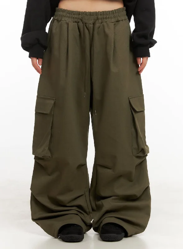 Trendy Printed Pants for Unique Style-Unisex Oversized Cotton Cargo Pants CJ506