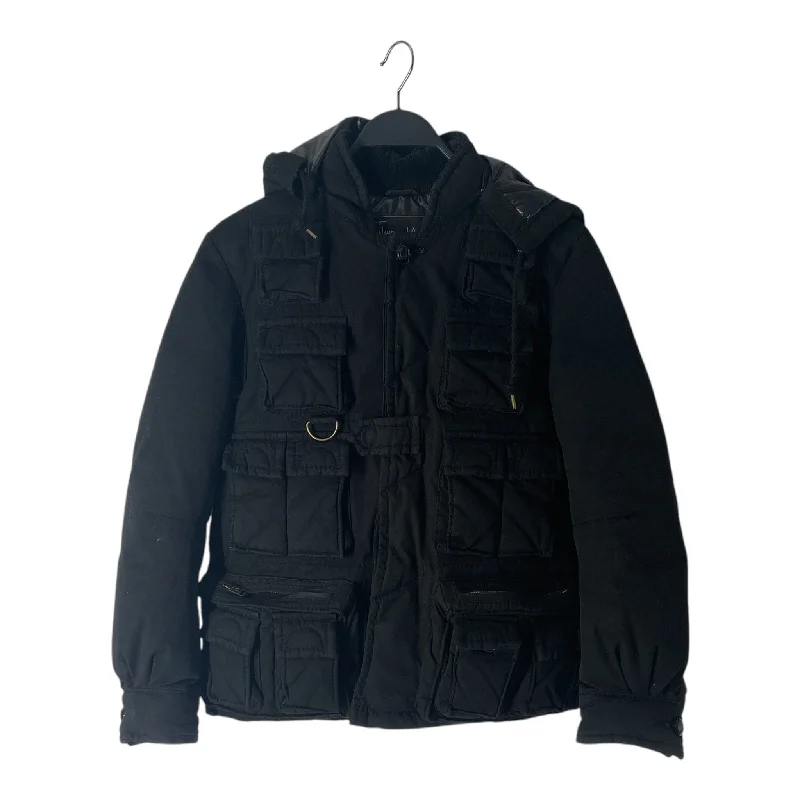 Warm Jackets for Snowboarding and Skiing-NUMBER (N)INE/Mountain Parka/1/Cotton/BLK/CARGO POCKET JACKET