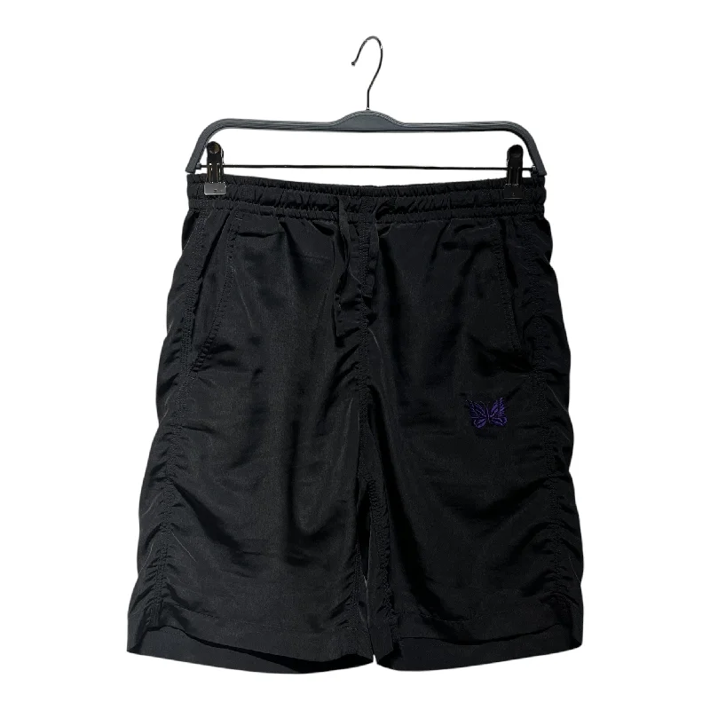 Athletic Shorts for Fitness Enthusiasts-Needles/Shorts/XS/Cotton/BLK/Needles Black Shorts Size XS