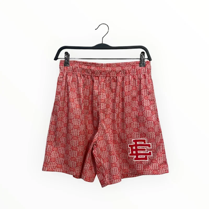 Shorts for Beach and Pool Days-Eric Emanuel/Shorts/M/Cotton/RED/Monogram/FW21 Guchee