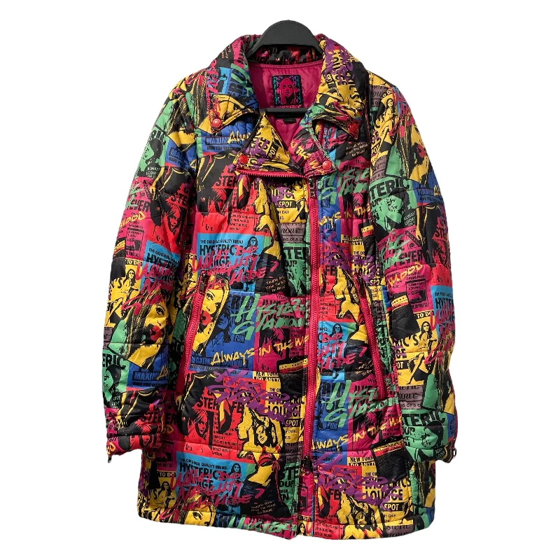 Vintage Jackets for Retro Looks-HYSTERIC GLAMOUR/Jacket/S/Multicolor/Nylon/All Over Print/0153AC02