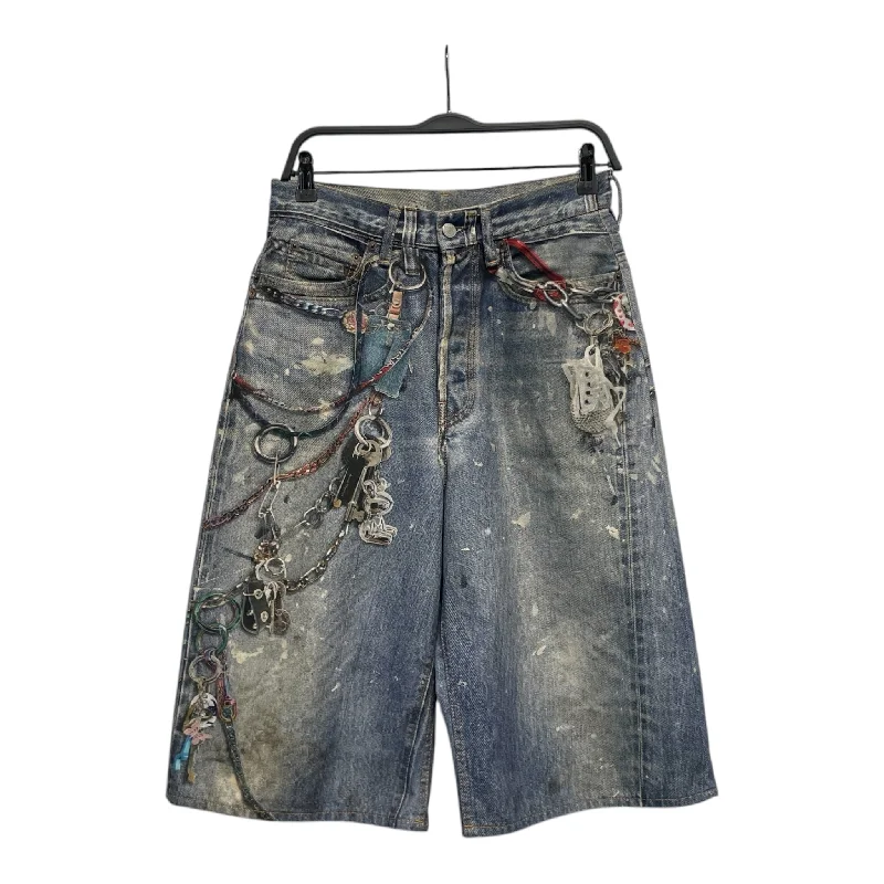 Eco-Friendly Shorts for Sustainable Fashion-Acne Studios/Shorts/44/Denim/IDG/Graphic/3d print/