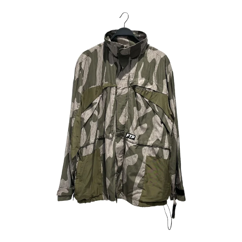 Rainproof Jackets for Outdoor Protection-FTP/Military Jkt/XXL/Polyester/GRN/Camouflage/F-187 cargo jacket