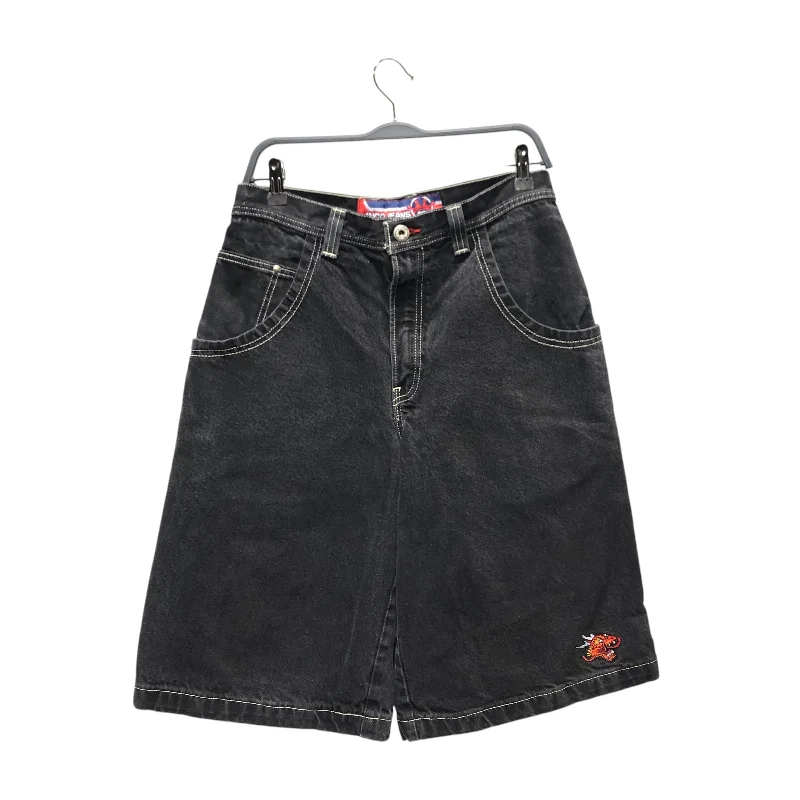 Hiking Shorts for Outdoor Exploration-JNCO JEANS/Shorts/32/Denim/BLK/with dragon decal