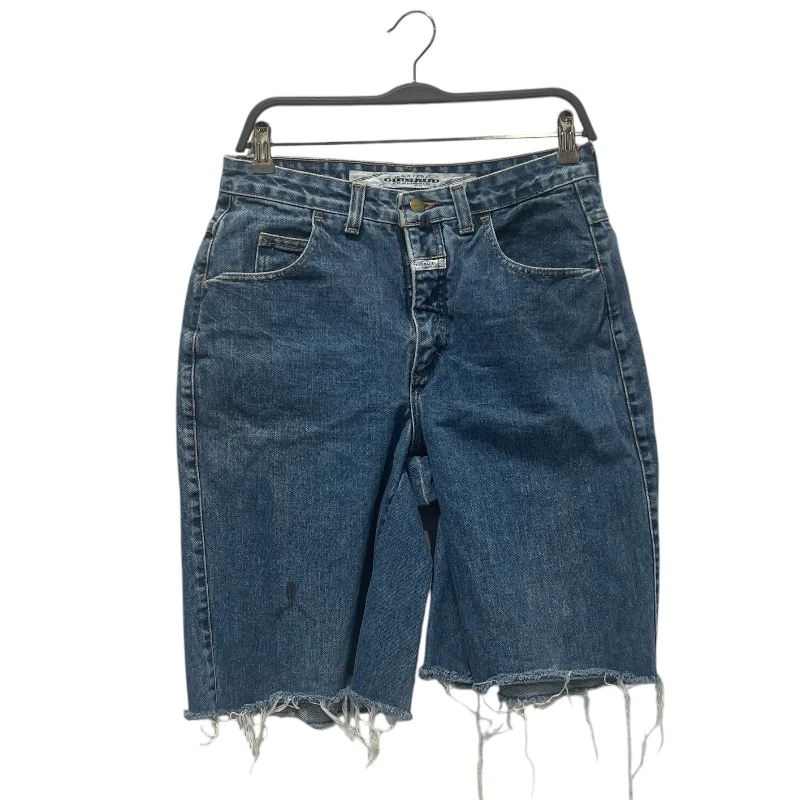 Vintage-Inspired Shorts for Retro Looks-MARITHE FRANCOIS GIRBAUD/Shorts/26/Denim/IDG/Button Fly/