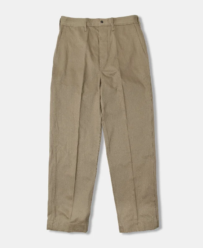 Comfortable Pants for Workwear-Lot 834 WWII USN HBT Trousers