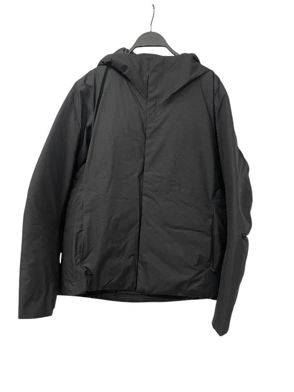 Designer Bomber Jackets for Stylish Looks-ARC’TERYX VEILANCE/Puffer JKT/NYLON/BLK/Plain/ALTUS DOWN JACKET/