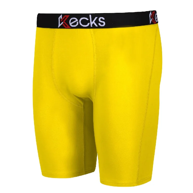 Relaxed Running Shorts for Easy Movement-Yellow Boxer Shorts