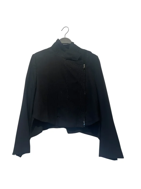 Light Jacket for Easy Layering-ANN DEMEULEMEESTER/Jacket/40/Rayon/BLK/